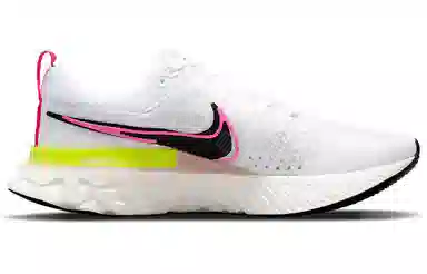 Nike React Infinity Run Flyknit 2 White Black Pink