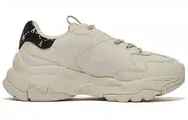 MLB Retro Dad Sneakers Beige Black