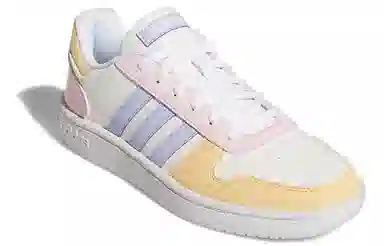 adidas Neo Hoops 2.0 White Yellow Pink