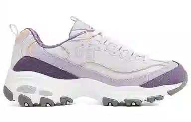 Skechers D'LITES 1.0 White Purple
