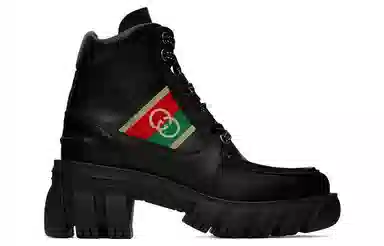 Gucci Double G Ankle Boots Black