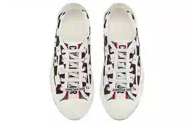 Dior Walk'n Dior Low Top Sneakers White Black Red