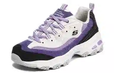 Skechers D'LITES 1.0 White Purple