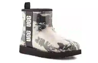 UGG Classic Clear Mini Marble Black White