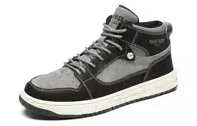 Jeep High-Top Sneakers Black Grey