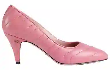 Gucci Quilted Pink Heels