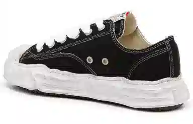 MIHARA YASUHIRO Low Top Black Distressed