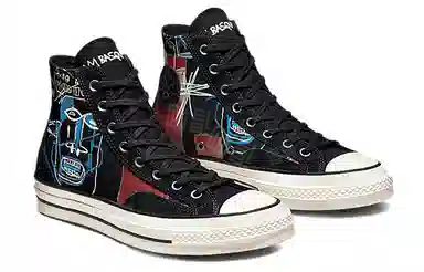 Converse 1970s High Top Black Red Blue