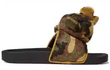 Jeremy Scott x adidas Adilette Teddy Camo