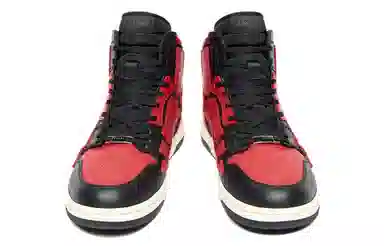 AMIRI Skel-Toe High Top Red