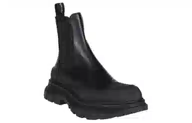 Alexander McQueen Tread Slick Chelsea Boots Black
