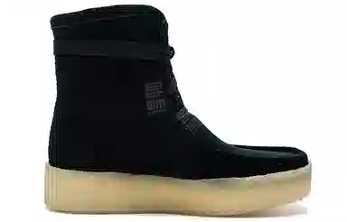 Clarks Originals Suede Boots Black