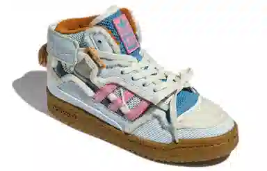 Melting Sadness x Adidas Forum Mid Light Blue
