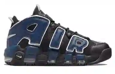 Nike Air More Uptempo Black Red Blue