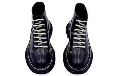 Alexander McQueen FW21 Tread Boots Black