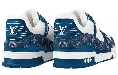 Louis Vuitton Trainer Denim Blue White