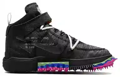 OFF-WHITE x Nike Air Force 1 Mid SP Black