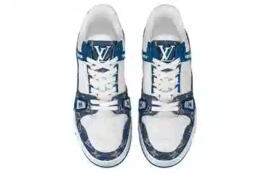 Louis Vuitton Trainer Denim Blue White