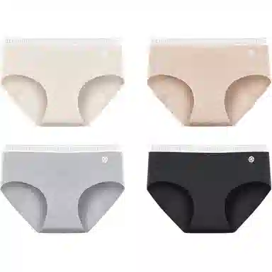 欧迪芬 舒适百搭柔软亲肤运动中腰内裤 女款 组合装