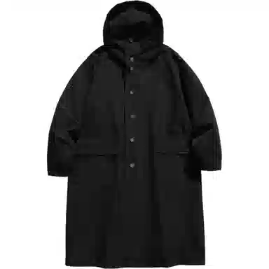 【dme】 日式复古简约百搭休闲重磅宽松日常潮牌纯色风衣 男女同款