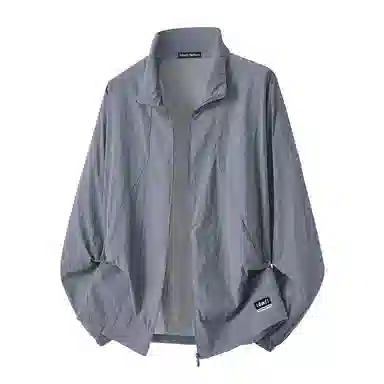 【dme】 冰感超薄纯色宽松立领舒适长袖防晒服 男女同款