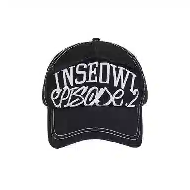 艾佳微 韩版大头围字母刺绣棒球帽百搭显脸小遮阳宽檐潮 棉 鸭舌帽 男女同款情侣款