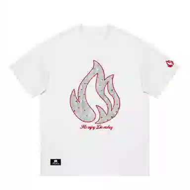 BOS BEAR Flame Embroidery Tee