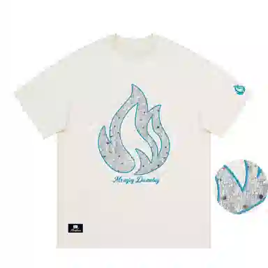BOS BEAR Flame Embroidery Tee