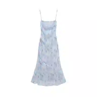 思蓓儿 露背设计雪纺吊带连衣裙 女款