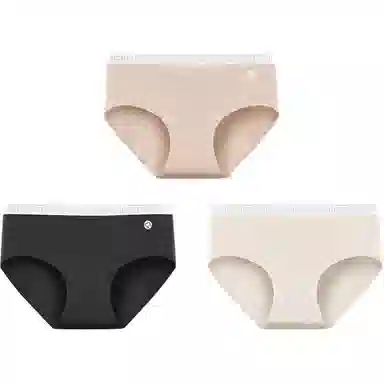 欧迪芬 舒适百搭柔软亲肤运动中腰内裤 女款 组合装