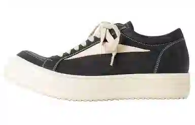 Rick Owens Low Top Sneakers Black