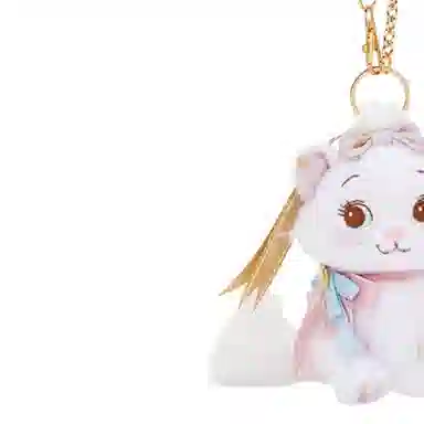Disney Marie Cat Plush Keychain