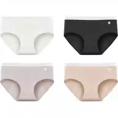 欧迪芬 舒适百搭柔软亲肤运动中腰内裤 女款 组合装