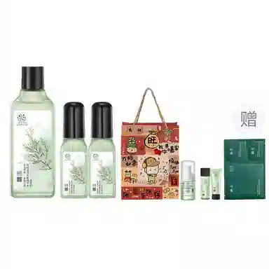 善草纪 茶树清影 护肤套装 祛痘舒缓维稳保湿清爽修护补水控油 水乳两件套