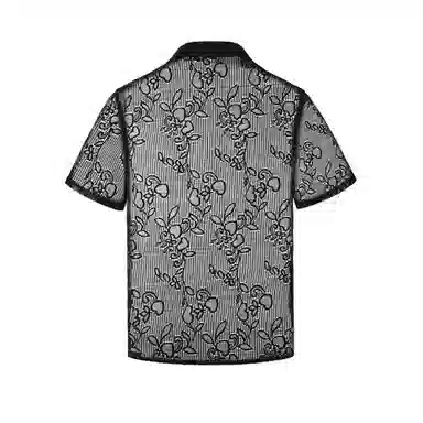 VALLEYOUTH Cuba Collar Vintage Hollow Plant Brooch Shirt