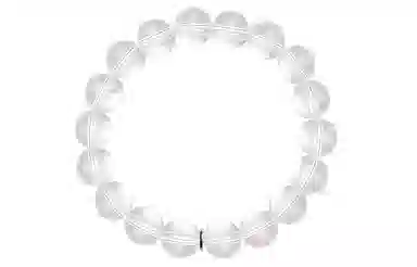 石头记 【优雅与纯净】晶体透亮纯净 小众设计优雅高级感简约百搭#好运 考试上岸 礼盒款天然 白水晶 手串 男女同款情侣款