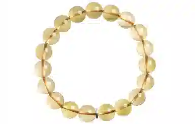 石头记 招财进宝 时来运转寓意八方来财 暴富 做个富婆 小众设计不规则串珠配饰 新中式国朝好运 礼盒款天然 黄水晶 手串 男女同款情侣款