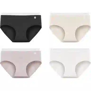 欧迪芬 舒适百搭柔软亲肤运动中腰内裤 女款 组合装