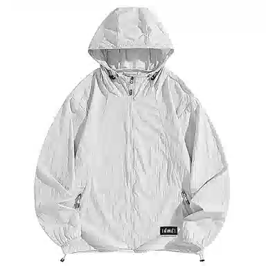 【dme】 美式潮牌超薄款凉感宽松连帽基础款时尚简约百搭休闲防晒服 男女同款