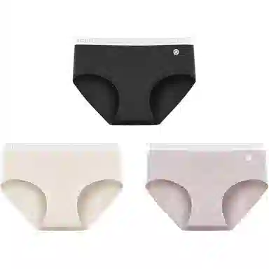 欧迪芬 舒适百搭柔软亲肤运动中腰内裤 女款 组合装