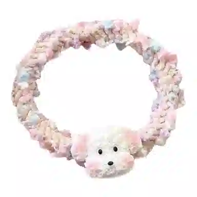 希铃 彩色可爱百搭高弹力 棉麻 头绳 女款