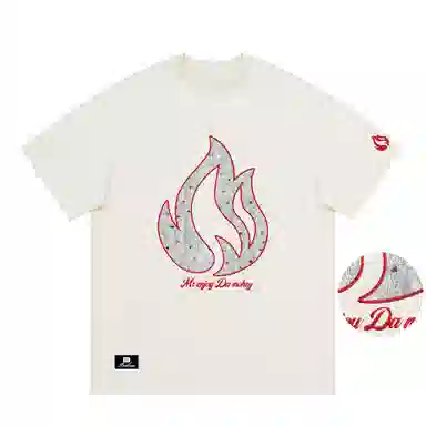 BOS BEAR Flame Embroidery Tee