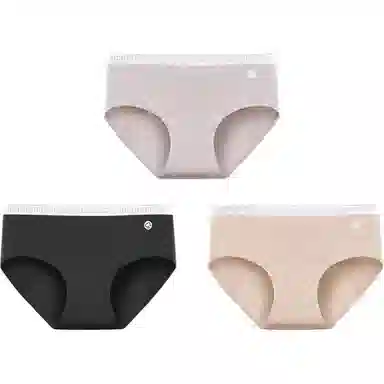 欧迪芬 舒适百搭柔软亲肤运动中腰内裤 女款 组合装