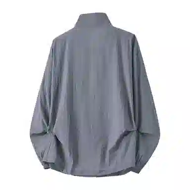 【dme】 冰感超薄纯色宽松立领舒适长袖防晒服 男女同款