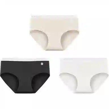 欧迪芬 舒适百搭柔软亲肤运动中腰内裤 女款 组合装