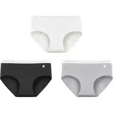 欧迪芬 舒适百搭柔软亲肤运动中腰内裤 女款 组合装