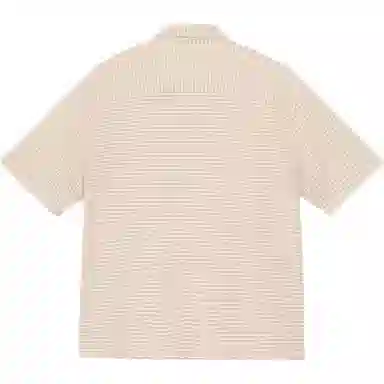 Stussy SS25 CRINKLED CHECK SS SHIRT logo