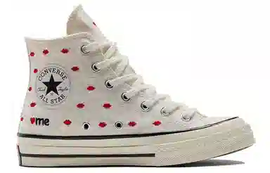 Converse 1970s Chuck Taylor All Star Valentine's Day High Top White Red
