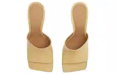 Bottega Veneta Stretch Leather Sandals Beige
