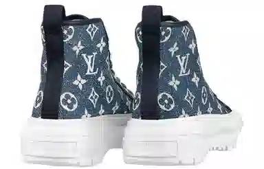 Louis Vuitton Squad High-Top White Blue